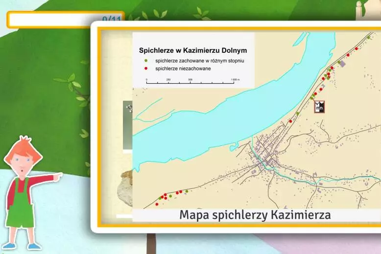 Mały przewodnik po Kazimierzu Dolnym Kazik - spichlerze
