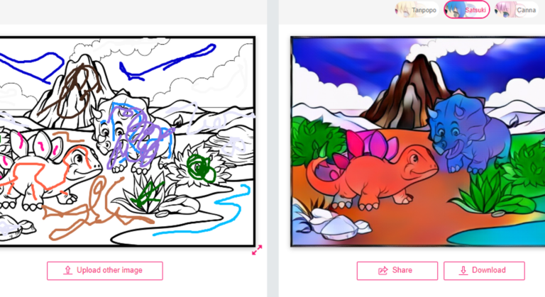 Kolorowanki ze sztuczną inteligencją