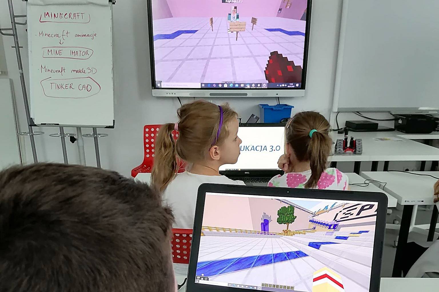 Półkolonie - Zajęcia z Minecraftem