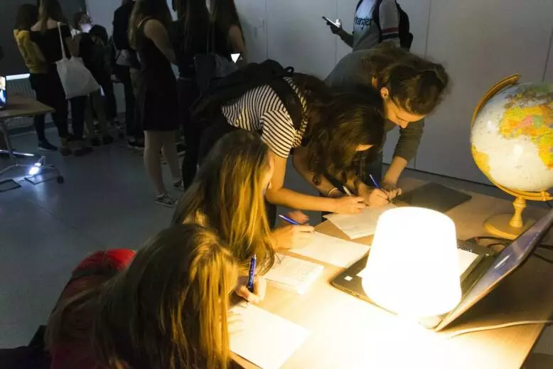 Escape room - stanowisko poświęcone Mikołajowi Kopernikowi