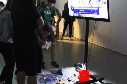 Escape room - stanowisko poświęcone Janowi Czochralskiemu