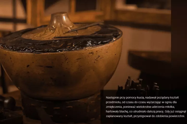 Warsztat złotniczy w Muzeum Nadwiślańskim w Kazimierzu Dolnym