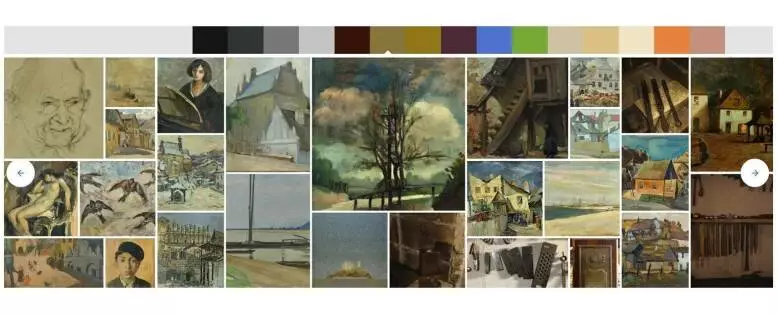 Paleta kolorów - kolekcja Muzeum Nadwiślańskiego w Kazimierzu Dolnym